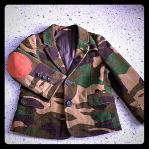 Mini Boden Boys Camouflage corduroy jacket